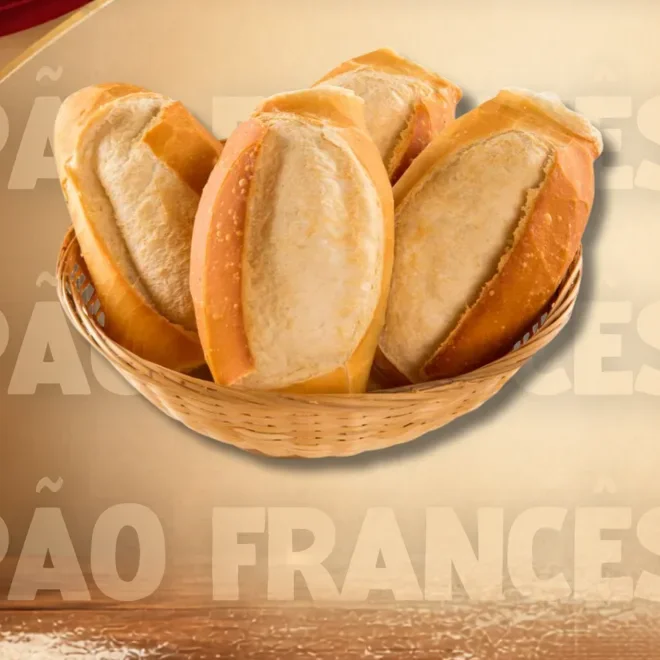 Pães franceses recém-saídos do forno da Damae